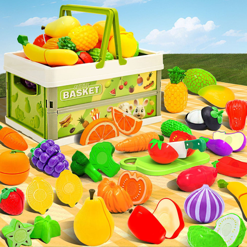 new product kids play house simulation fruit cutting fun for young children peelable and chewable educational toy set