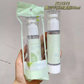 Keqi new arrival vacuum spray bottle travel refill bottle 30ml rejuvenating portable vacuum lotion cosmetic bottle hot sale