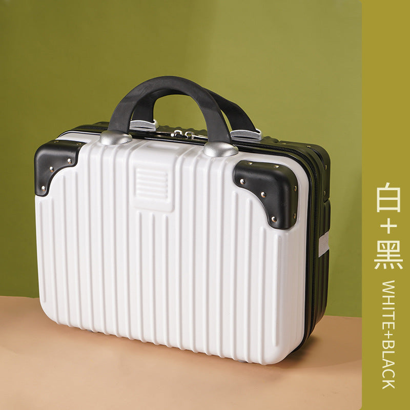 Portable cosmetic case, high-value 14-inch suitcase, small mini suitcase, gift box, gift printing logo.