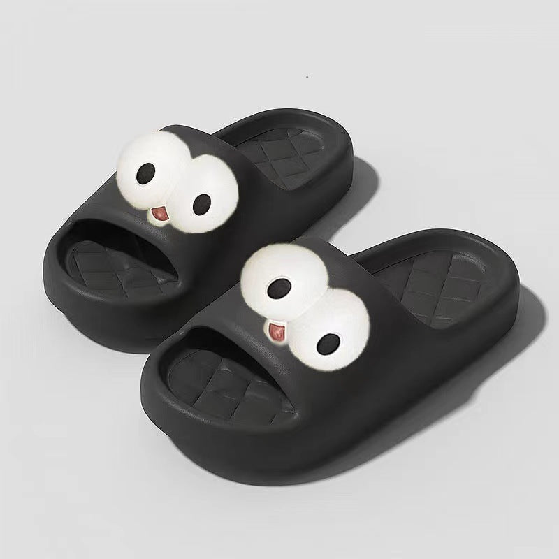 Eva big eye slippers - summer women's cute & stylish new design - non-slip indoor/outdoor beach flip-flops