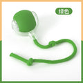 new cat toy gravity smart red rope rolling ball bird sound electric cat teasing ball tooth grinding and bite resistance
