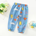 Summer kids anti-mosquito pants baby bloomers boys and girls breathable nine-point pants children's air-conditioning pants children's pants