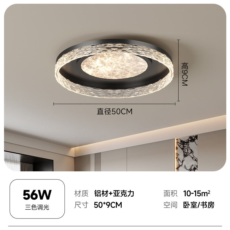 Living room light Italian minimalist light luxury Nordic high-end living room main light ultra-thin ceiling light whole house lighting package