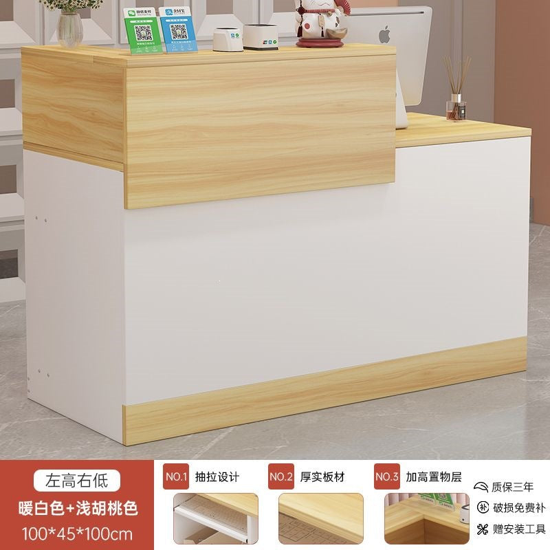 Cashier counter modern casual store small popular clothing store counter front bar table beauty salon reception desk