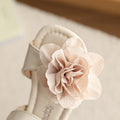 Vancahao sweet floral girls' sandals - new summer  collection: versatile fashion sandals with single buckle strap for girls