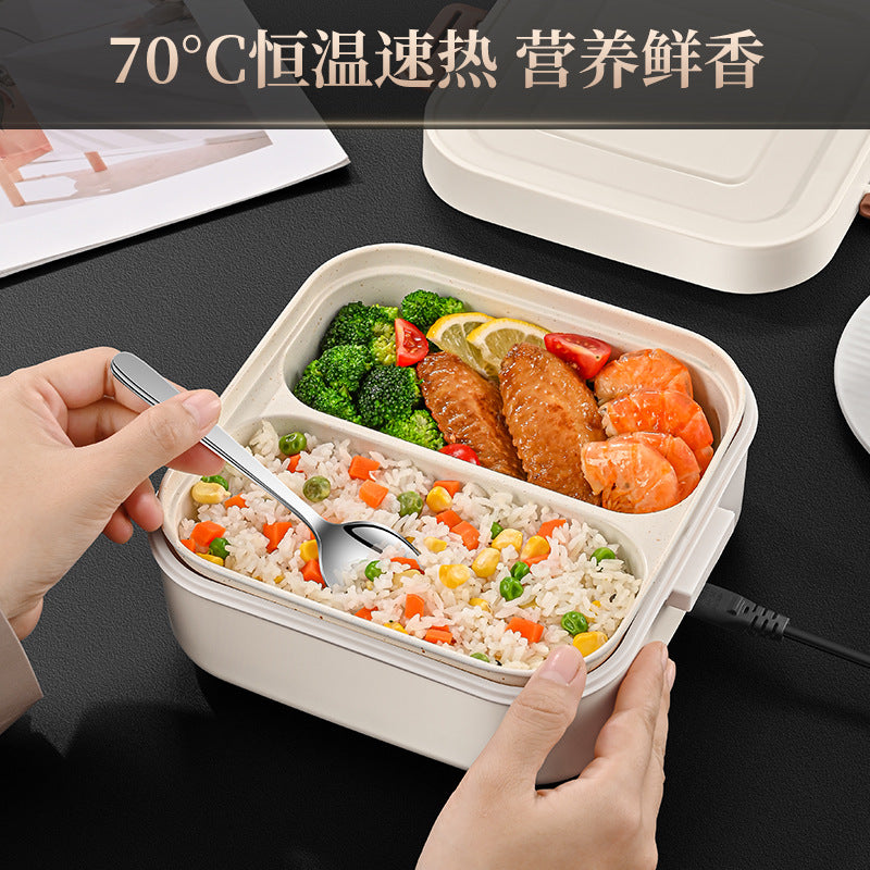 Hot rice artifact water-free plug-in self-heating lunch box thermal insulation constant temperature electric lunch box office bento box