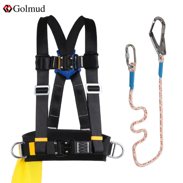 Seat belt Quick plug electrician work Aerial safety rope set Outdoor anti-fall half body safety belt GM8033