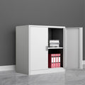 Divided lower section low cabinet steel iron cabinet office financial storage with file cabinet information cabinet for home balcony cabinet