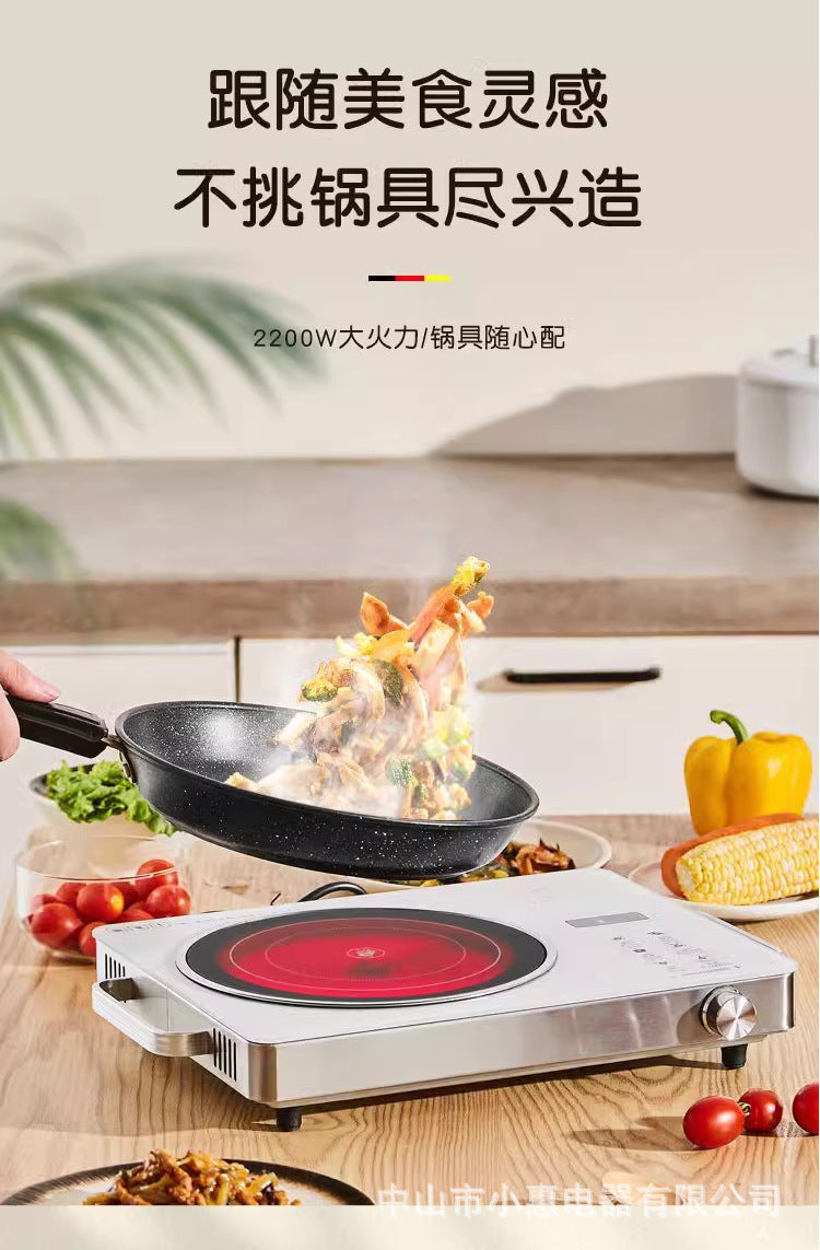 Electric ceramic stove, household induction cooker, infrared light wave stove, hot pot, stir-fry, tea stove, electric tea stove, gift, cross-border trade