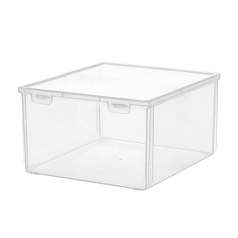 Laundry powder storage box Household laundry ball clothespin storage box Plastic flip cover Laundry bead storage box with measuring cup