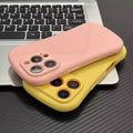 Milky sweet soap shell solid color phone case for iphone 17 pro, apple 16 full coverage drop-proof protective case wholesale