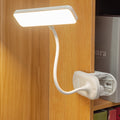 Led desk lamp clip-on light - student eye protection bedside lamp - dormitory rechargeable reading light - bedroom small desk lamp
