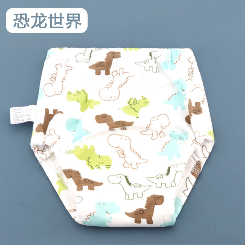Wholesale washable six-layer gauze diaper pocket learning pants baby cloth diapers breathable diaper baby training pants