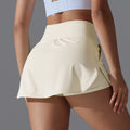 New arrivalfake two-piece inner wear nude slimming lookflap pocket pants tennis skirt cool sun protection yoga fitness sports skirt pants