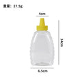 Honey plastic squeeze bottle fried chicken sauce tip cap salad juice squeeze condiment bottle transparent plastic refill bottle wholesale