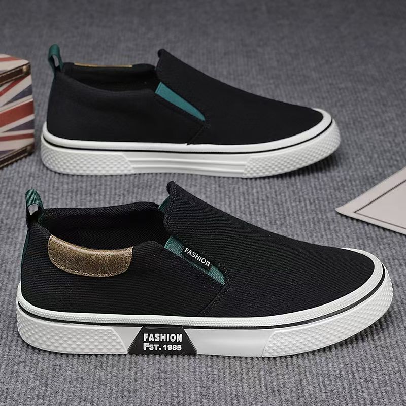Men's canvas sneakers - spring/summer 2026 new collection - athletic skate shoes for men, youth casual, versatile, soft sole, lightweight canvas shoes