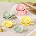 Scandinavianinsstylish ceramic relief snack plate cartoon creative cute ceramic dipping dish flavor plate snack plate