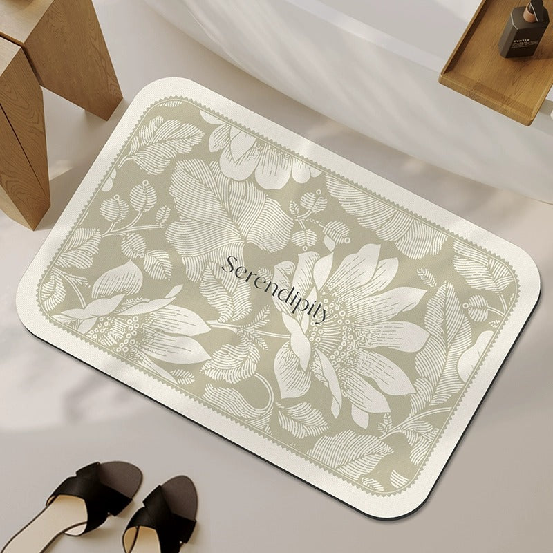 Floor mat bathroom winternew arrivalaccessible luxuryclassy diatom mud bathroom door non-slip toilet absorbent mat