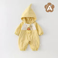Spring & fall baby hundred-day onesie baby boy cartoon star man long sleeves romper newborn romper onesie
