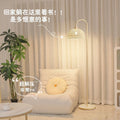 Rattan french cream style floor lamp living room sofa side atmosphere bedroom bedside vertical table lamp popularb&b style