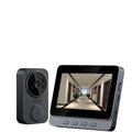 Wireless smart digital home hd cat eye anti-theft door camera monitoring door mirror wiring-free video recording version