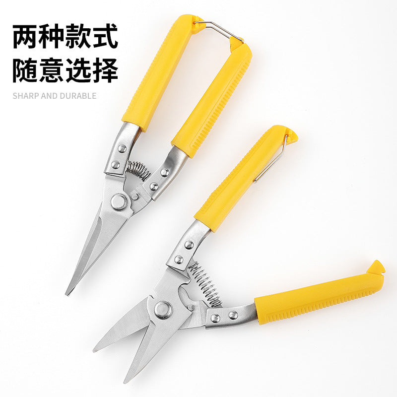 Electrical shears Iron shears Garden shears Stainless steel Industrial shearing groove Steel wire aviation shears Multifunctional ceiling keel shears