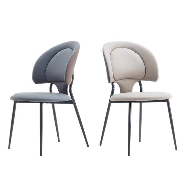 Dining Chair Hotel B & B Dining Chair Cafe Sales Office Rest Area Negotiation Area Customized Cat Claw Leather Backrest Chair
