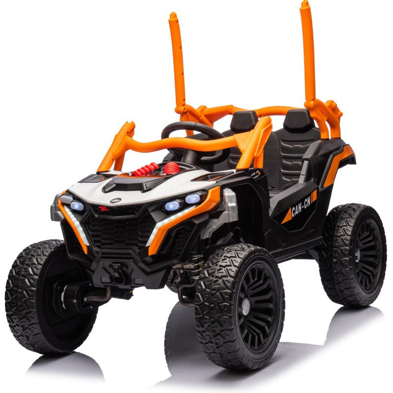 New  children's electric car four-wheeled car men and women children's toys music lights charging remote control off-road vehicle