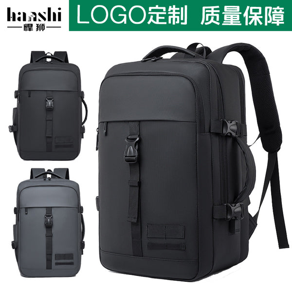 Fashion men's backpack high sense large capacity backpack school bag casual nylon computer bag travel women's backpack tide