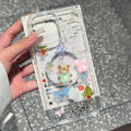 Girly cartoon animal paradise iphone 17 case, apple 16 shockproof high-transparency magnetic soft case