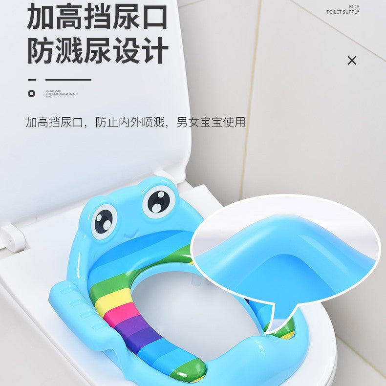 Kids toilet seat baby toilet seat kids boys and girls enlarged toilet soft cushion infant toilet special toilet