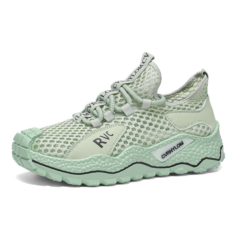 Men's mesh sneakers - 2026 new summer collection: breathable, lightweight, perforated mesh, casual, versatile, trendy athletic shoes