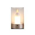 Candle-style premium rechargeable night light - creative motion sensor monike aluminum adjustable light portable ambient lamp