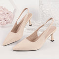 Pointed-toe export high heel sandals women's  new cross-border thin heel plus size fashion baotou back hollow sandals wholesale