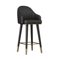Accessible luxury bar chair front desk bar chair modern casual high stool bar chair for home comfortable sitting back chair