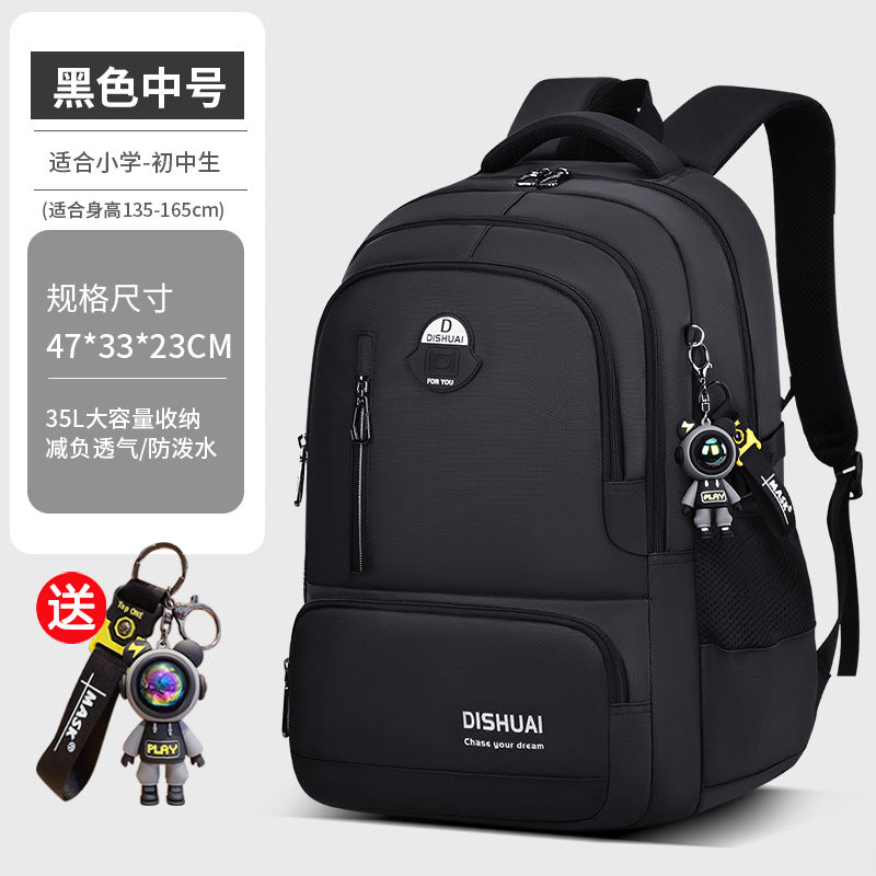 2026 new school backpack for middle and high school boys - extra large capacity, ergonomic, and lightweight