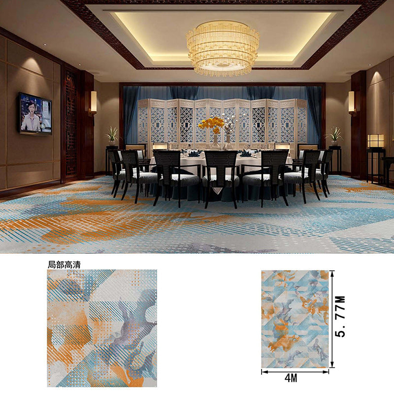 Vip meeting room reception area carpet, thickened nylon fire-retardant large area full coverage hotel stage conference hall carpet