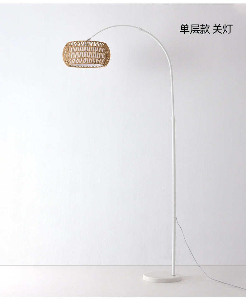 [Cross-border explosion] Floor lamp Modern simple living room sofa lamp Creative dimmable light saving reading desk lamp
