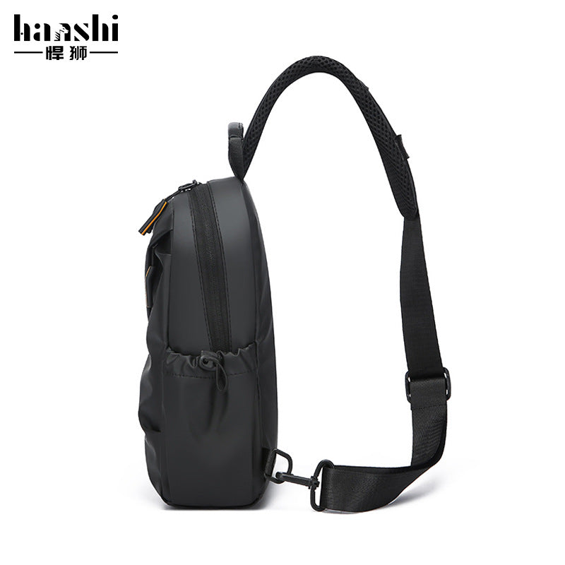 Cross-border new breast bag simple trendy cool wear-resistant shoulder bag leisure travel portable commuter messenger bag large capacity