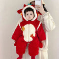 Baby winter outfit christmas festive onesie cute newborn baby outdoor swaddle cartoon new year's greeting