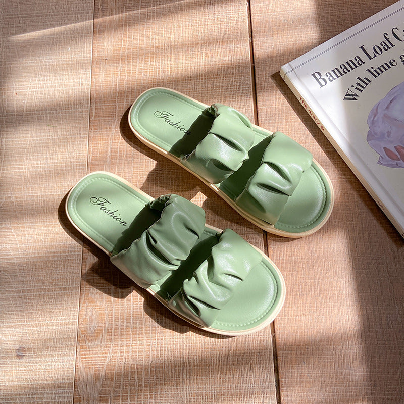 【dropshipping】women's summer fashion flat sandals & slippers - outdoor wear, indoor use, super soft, versatile, non-slip beach shoes