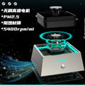 Usb powered smart ashtray with ambient lighting, negative ion air purifier, passive smoke remover, and silent air purifier for home use