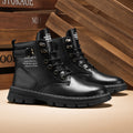 Men's autumn new arrivals: trendy and versatile men's martin boots, non-slip, wear-resistant, thick-soled bumblebee work boots