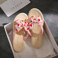 Floral flip-flops women's summer fashion sweet outdoor wear flat beach sandals wet-proof non-slip dorm room slippers