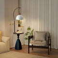 Ancient style living room floor lamp storage rack all-in-one sofa american bedroom retro bedside table atmosphere table lamp