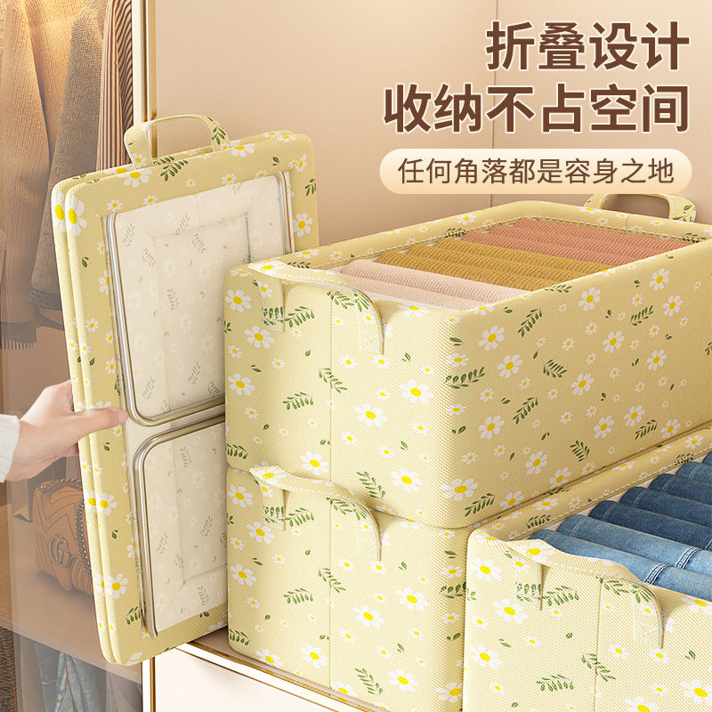 Clothes, pants storage box, household wardrobe, clothes sorting box, drawer, fabric classification, foldable storage frame