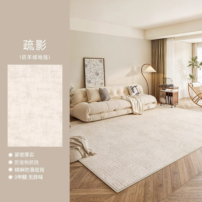 Distributed carpet living room new arrival no-wash and wipeable accessible luxuryclassy waterproof and stain-resistant floor mat modern casual bedside blanket