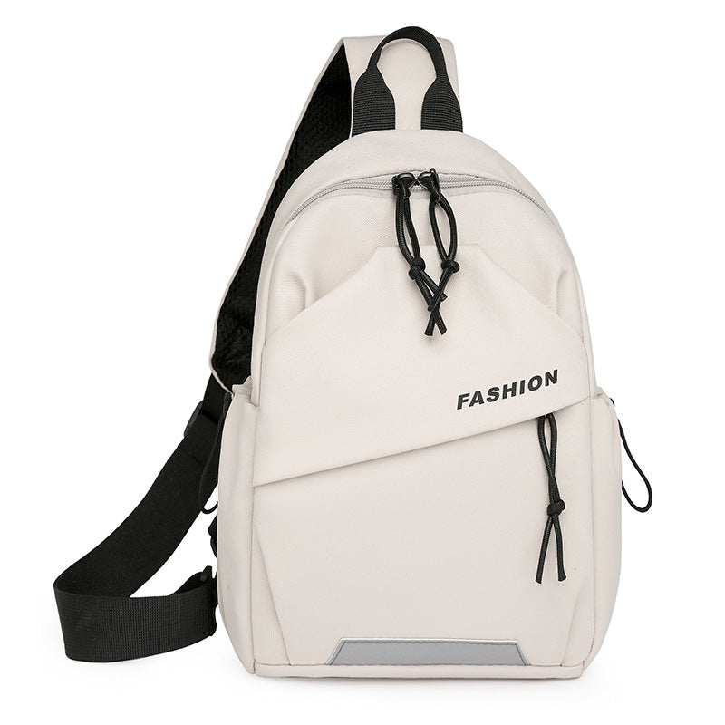 Cross-border new casual messenger bag women's trend simple student portable shoulder bag large capacity commuter fashion breast bag