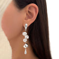 Baroque pearl earrings wholesale - european & american cross-border earrings, irregular light luxury, high-end teardrop earrings for women