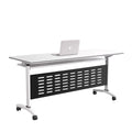 Foldable conference table multifunctional patchwork bench table training double office table foldable training table and chair combination